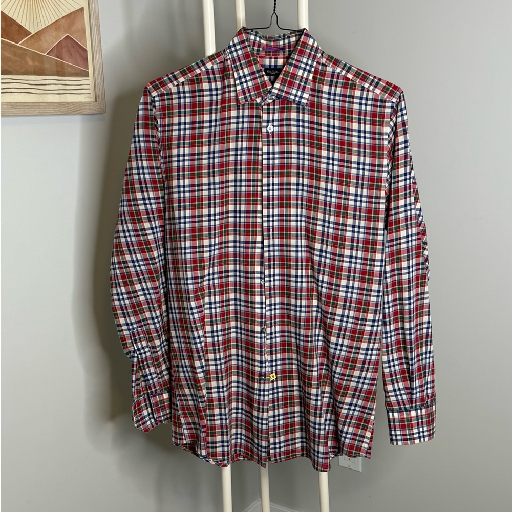 Paul Smith Red and Blue Plaid Shirt